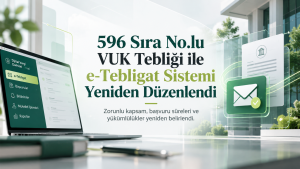 596 Sıra No.lu VUK Tebliği ile elektronik tebligat sistemi yeniden düzenlendi